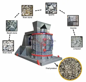Machine de concassage de roche concasseur composé à combinaison verticale pour le prix de la machine de concassage de pierre de minerai de roche