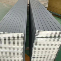 Système de mur isolé structurel en panneaux sandwich EPS, panneau de bardage extérieur en acier pour maison préfabriquée