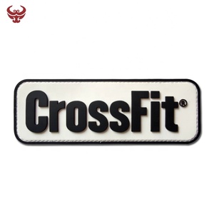 Parche de goma suave con ajuste de Pvc 3D, logotipo personalizado de gimnasio para juegos, bolsas de ropa - Product Image 1