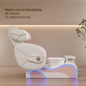 Luxury Modern New Nail Salon Furniture Luxury Pipeless No Plumbing Pedicure Chairs Massaging Manicure Pedicure Chair Foot Spa - Product Image 4