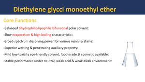 EDG Diethylene Glycci Monoethyl Ether Industrial Grade Liquid CAS 111-90-0 Chemical Raw Material Surfactant for Leather Cleaning - Product Image 2