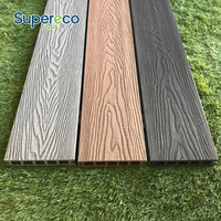 Planche de terrasse en WPC imperméable pour extérieur, terrasse en composite WPC pour jardin et patio