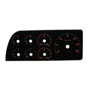 oem odm an integrated black scheme car dashboard 2d car dial instrument cluster