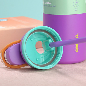 24 <span class=keywords><strong>Oz</strong></span> 32 <span class=keywords><strong>Oz</strong></span> <span class=keywords><strong>In</strong></span> Ấn Cách Điện Ấm Đun Nước Với Xử Lý Vòi Sip Nắp Chai Thép Không Gỉ Rơm Thể Thao Phích Nước Chai - Product Image 3