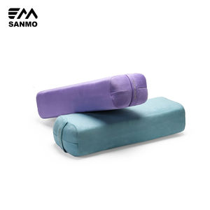 瑜伽配件海绵可水洗定制有机手柄环保可拆卸长方形靠垫枕头瑜伽垫 - Product Image 4