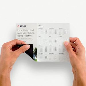 Calendarios Magnéticos Personalizados 2025, Calendario Imprimible con Diseño de Paisaje Inmobiliario, Calendario Magnético para Agentes Inmobiliarios, Marketing Inmobiliario de Año Nuevo - Product Image 3