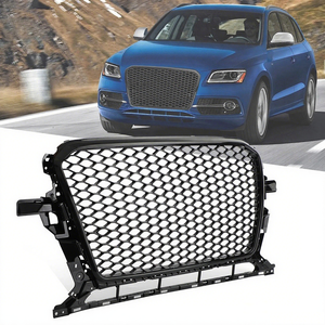 Griglia Anteriore a Nido d'Ape Stile RSQ5 Nero Lucido per Audi <span class=keywords><strong>Q5</strong></span> SQ5 8R.5 2013 2014 2015 2016 <span class=keywords><strong>2017</strong></span> - Product Image 3