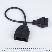 Cable Convertidor OBDII de 12 Pines a 16 Pines para Vehículos GM