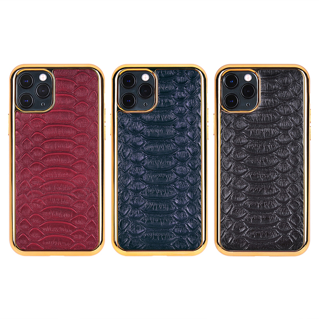 Custom Luxury Genuine Leather Waterproof Eco-Friendly Back Cover for 12 11 Pro Max High-End Mobile Phone Case