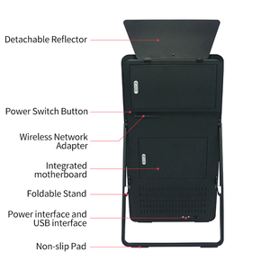 टच स्क्रीन मिरर के साथ संगत पोर्टेबल टॉवर फोटो बूथ मशीन में सुविधा के लिए फ्लाइट केस शामिल है - Product Image 3