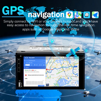 Autoradio Android 15 LELV pour écran tactile de 6,2 pouces - GPS Android Auto Stéréo sans fil Écran tactile WiFi intégré Audio haute résolution