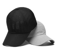 Gorra deportiva de secado rápido, personaliza tu propio logotipo, 6 paneles, hombres, mujeres, correr, cuerda de Golf perforada, béisbol, sombrero de papá, cuatro
