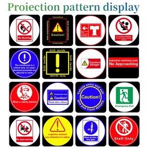 Avertissement industriel rotatif Gobo Light 50W publicité personnalisée Laser alerte de sécurité <span class=keywords><strong>Led</strong></span> Logo <span class=keywords><strong>projecteur</strong></span> zone de danger signe <span class=keywords><strong>projecteur</strong></span> - Product Image 4