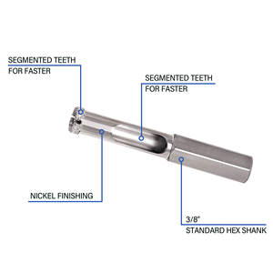 3/8in kim cương lõi khoan bit bê tông Tổng chiều dài 55 Mét mới nhất kim cương khoan lõi bit cho đá cẩm thạch - Product Image 1