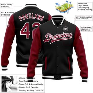 Veste Letterman de baseball pour jeunes garçons et hommes vestes universitaires personnalisées pour femmes sweats de sport personnalisés manteaux bombardiers - Product Image 4