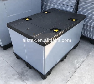 Nhựa <span class=keywords><strong>Pallet</strong></span> Hộp Có Thể Gập Lại Số Lượng Lớn <span class=keywords><strong>Container</strong></span> Cho Phụ Tùng Ô Tô - Product Image 5