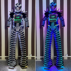 Robot Led Costume Party Interesante Light Dance Stilt Walker para fiestas Eventos Celebración - Product Image 5