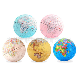 Esfera Flotante de Plástico Personalizable, Disponible en Tamaños de 4, 6 y 8 Pulgadas; Esfera Exterior Recubierta de Chapa con Mapa Impreso - Product Image 5