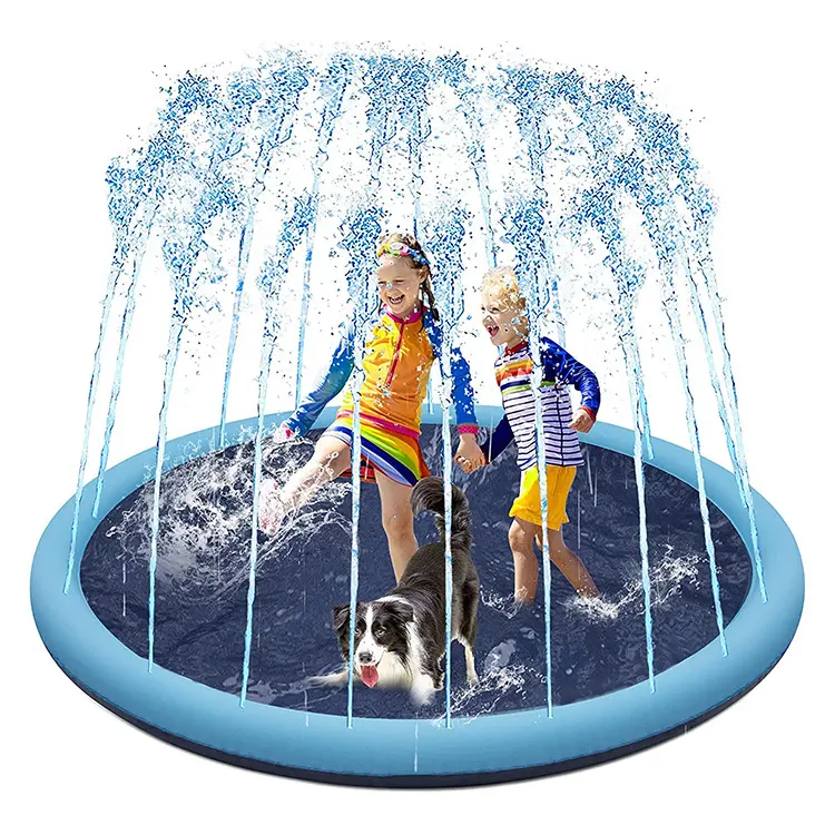 Nuovo design OEM splash bagno pieghevole per animali domestici con spruzzatore per bambini piscina per bambini