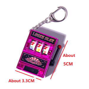 Divertido mini máquina tragaperras llavero suerte fruta ranura juego máquina juguete llavero Lotto <span class=keywords><strong>Bingo</strong></span> para niños mochila bolsa colgante encanto regalo - Product Image 6