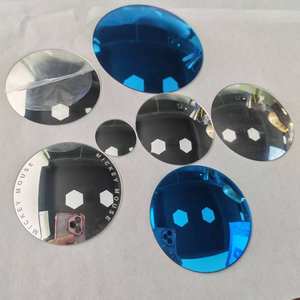 Custom Size and Color <b>Acrylic</b> Convex <b>Mirror</b> Sheets | Unbreakable Round Traffic Security and Decorative PMMA Wall <b>Mirrors</b> - Product Image 1