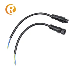 Cable de extensión a prueba de agua IP67, Cable de alimentación de Cable de conexión para luz LED de un solo Color