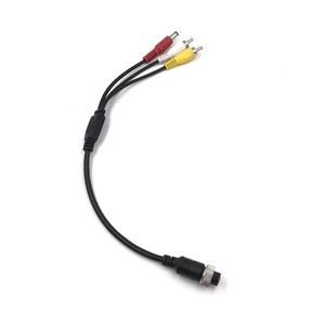 OEM M12 4pin Aviation Head to <span class=keywords><strong>RCA</strong></span> Extension Cable AV Video Audio Adapter Cable for Car Monitor Camera Vehicle Reversing System - Product Image 2