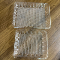 Barquette en plastique PET pour viande avec texture intégrée de maintien de l'eau |   Revêtement anti-buée |   Emballage prêt à la vente au détail