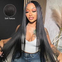 Fermeture gris boucles pouces Double européenne moins Remy profonde 5*5 vierge humaine pleine soyeuse cheveux coupe Pixie pleine dentelle perruque