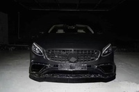 Kit carrosserie pour Mercedes-Benz Classe S C217 S63 Coupé, en fibre de carbone noire de haute qualité, avec lèvre avant, diffuseur, spoiler et nouveaux pare-chocs.