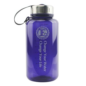 Bouteille d'eau Tritan avec logo personnalisé et poignée de transport Ecozen sans BPA pour le sport en plein air, la salle de sport et les voyages - Product Image 3