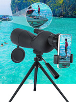 Telescopio con Zoom de 20-75x60, telescopio Monocular de visión nocturna de largo alcance para observación de aves al aire libre
