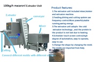 Zhuoheng prix d'usine machine à pâtes macaroni couscous faisant la machine automatique
