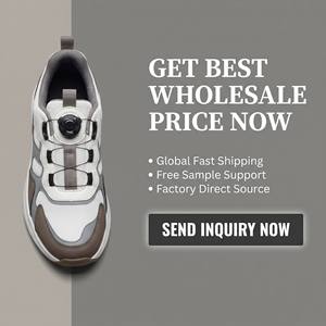 Chaussures <span class=keywords><strong>Homme</strong></span> Printemps/Été 2026 Nouveauté Baskets Décontractées Sans Lacets pour Adulte avec Bouton Rotatif Style Papa Tendance en Tissu Mesh - Product Image 6