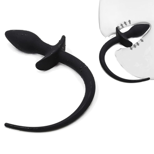 Tapón Anal de Silicona con Cola de Perro, Expansor Vaginal de Silicona, Tapón de Expansión, Estimulación de Alta Presión para Mujeres, Juguete Sexual - Product Image 1