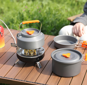 Réchaud à gaz portable pliable en acier inoxydable, au butane ou au propane, manuel, léger, simple, pour le camping en extérieur, économiseur de gaz - Product Image 3