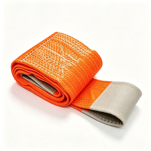 Sangle de levage plate en polyester haute ténacité 100 %, longueur 10 m, capacité 10 tonnes, accessoire de levage pour grue, fabriquée au Vietnam - Product Image 2