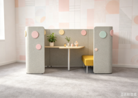 Cabine insonorisée modulaire pour bureau, pod acoustique silencieux pour intérieur, cloison de bureau, poste de travail pour bureau ou hôtel - Ensembles de mobilier