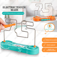 Minuterie électrique pour parc d'attraction intérieur Jouet interactif à réaction aux chocs Mini 3 1 Buzz Wire Maze Challenging Competitive Family Game