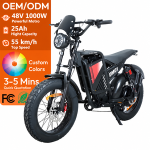 Bici Elettrica da Fuoristrada Veloce 55km/h con Motore Centrale 48V 1000W, Freni Idraulici Anteriori e Posteriori, Pneumatici Fat 20x4.0, E-Bike <span class=keywords><strong>Scrambler</strong></span> Off-Road - Product Image 2