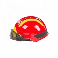 Casque de sécurité industrielle de haute qualité avec trou ignifuge OSHA certifié CE pour les pompiers sauvetage et construction d'urgence