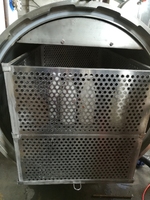 Machine de stérilisateur autoclave à chauffage à vapeur à porte unique horizontale pour thon en conserve