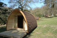 Tiny House/Cabine en Bois/Module de Camping en Forme de Bateau et d'Arche pour Vacances et Randonnées