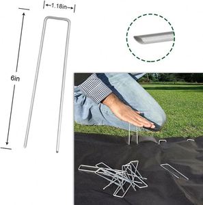 Nông nghiệp <span class=keywords><strong>mulch</strong></span> Neo Nail cảnh quan vải nhựa mặt đất Nail Weed Mat mặt hàng chủ lực cho vườn - Product Image 4