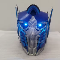 Costume de mascotte de super-héros robot en fer LED réaliste et portable, de fabrication professionnelle, pour défilés et événements promotionnels