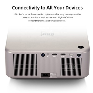 U002 Pro LED LCD Dust Proof 1080P 4K Ready HIFI Stereo Built-in <b>Speakers</b> Android 13 OS Smart <b>Projector</b> 1380 ANSI Lumens Glass - Product Image 2
