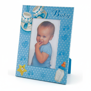 Cornice Portafoto per Bambino Personalizzata 90x140mm Cornice in Acrilico Plastica MDF Metallo - Resistente ed Elegante - Product Image 2