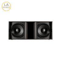 Subwoofer passif double 18 pouces LA-KS28 143 dB 25 Hz 2400 W pour systèmes de sonorisation Line Array de tournée
