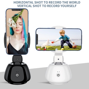 Robot intelligent IA 2022 Q4, rotation à 360°, suivi automatique du <span class=keywords><strong>visage</strong></span>, prise de vue automatique, perche à <span class=keywords><strong>selfie</strong></span> avec stabilisateur et lumière - Product Image 2