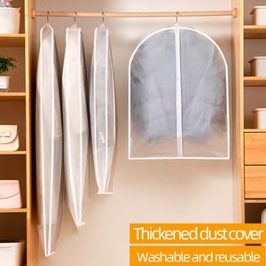 Housse de protection transparente en EVA pour vêtements, idéale pour le rangement et l'organisation des costumes dans le placard, anti-poussière, vente en gros - Product Image 4